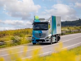 Für den Verteilereinsatz: eActros 400 mit L-Fahrerhaus in Classic-Variante